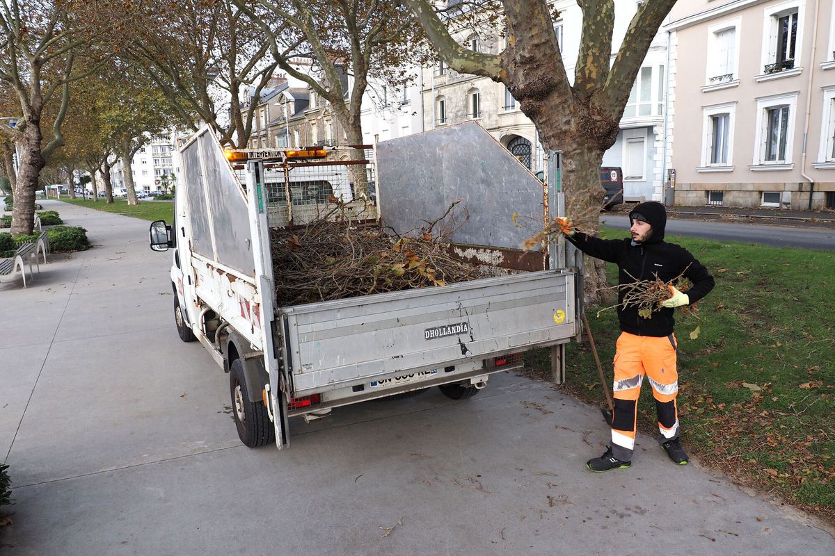 Les équipes d'astreinte de la Ville et de Saint-Nazaire agglomération - La CARENE sont renforcées. © Martin Launay - Ville de Saint-Nazaire