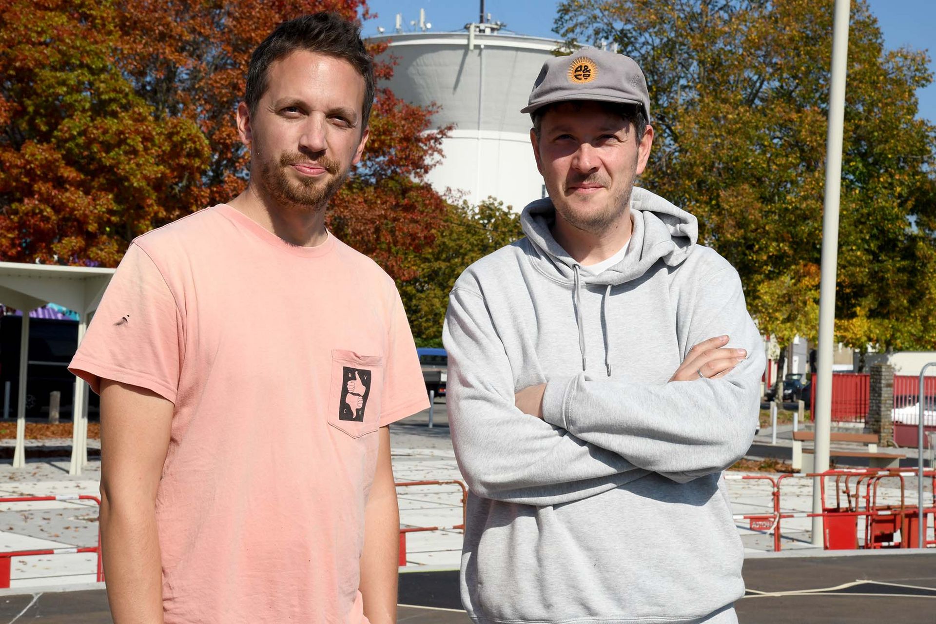 Gaëtan Guerlais et Anaël Moreau, duo fondateur du studio de design graphique The Feebles, à Nantes. (©Ville de Saint-Nazaire - Christian Robert)
