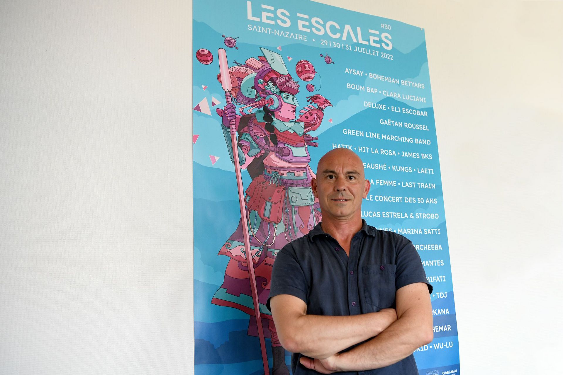 Jérôme Gaboriau travaille sur le festival depuis 22 ans. (©Ville de Saint-Nazaire - Christian Robert)