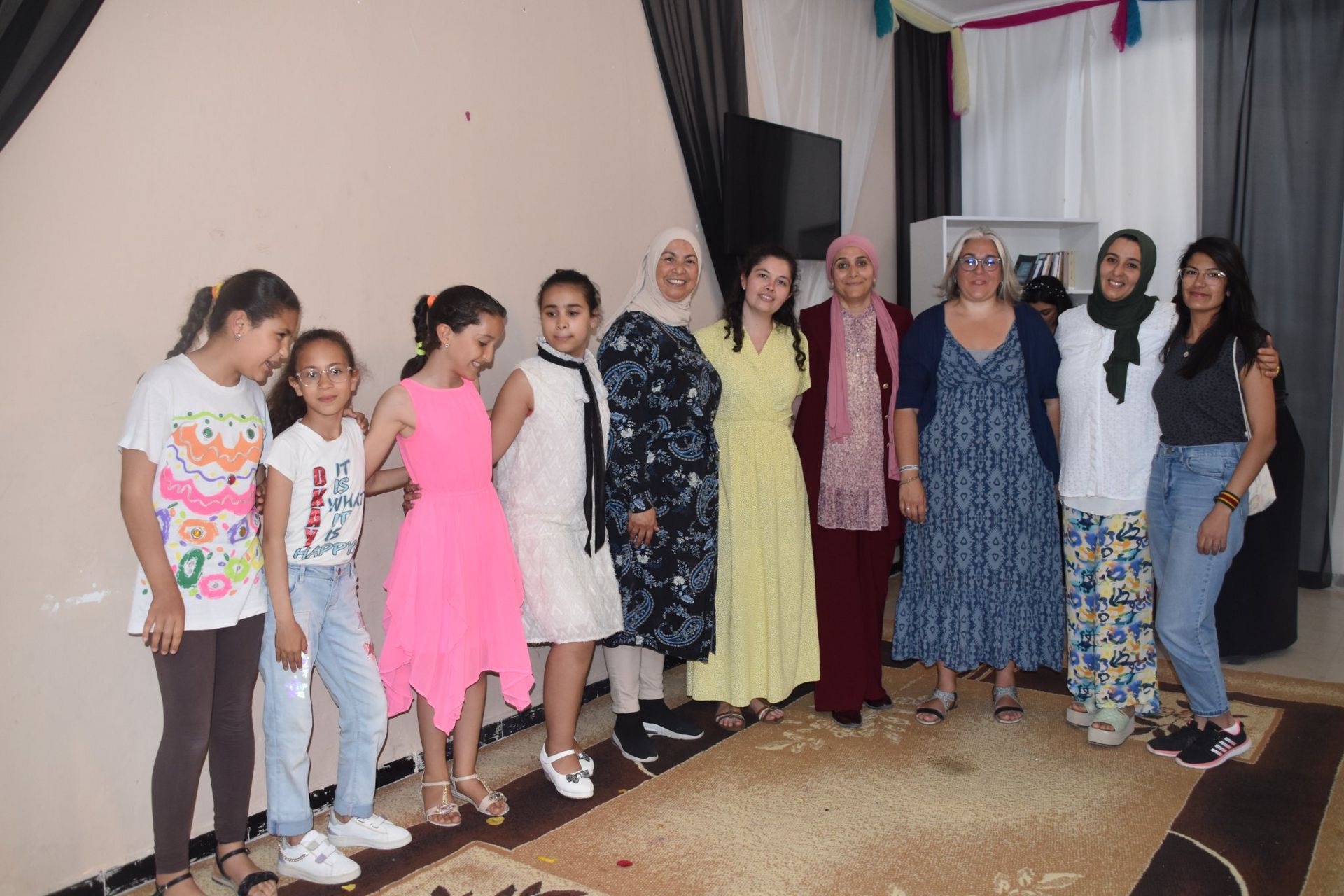 Découverte de La Maison des Jeunes de Réjiche par Klervi Dogan, salariée de la Maison de quartier de Méan-Penhoët, et Claire Montenol, bénévole.
